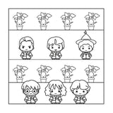 Livro De Colorir Bobbie Goods Cozy – Harry Potter, Barbie e Hello Kitty