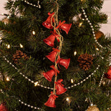 Enfeite De Natal Cordão Com Sinos Decoração Árvore