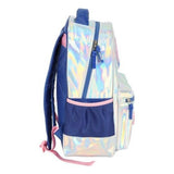 Mochila Escolar Stitch Holográfica Original Luxcel