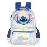 Mochila Escolar Stitch Holográfica Original Luxcel