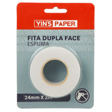 Fita Dupla Face Espuma 2 Metros Yins Paper