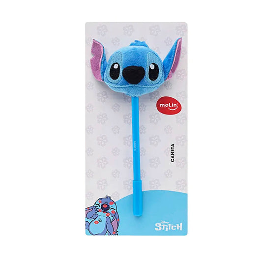 Caneta Stitch Plush Fofinho Molin