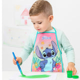 Avental Escolar Infantil Stitch e Angel Disney Para Pintura