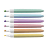 Kit Marca Texto Lumini Lite Com 6 Cores Pastel Sertic