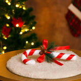 Bengala Natalina Decorada Com Pinha 30cm