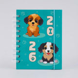 Agenda 2026 Fofa Pequena Espiral Capa Dura 336 Páginas Capivara/Unicórnio/Gato/Cachorro
