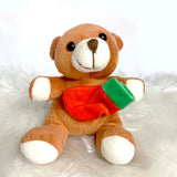 Ursinho Natalino De Pelúcia 15cm