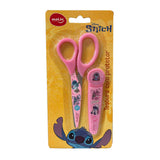 Tesoura Escolar Stitch Com Capa Protetora Molin