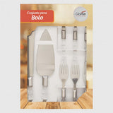 Conjunto Para Bolo Com 8 Peças Casita