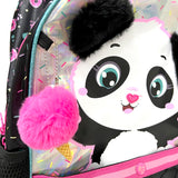 Mochila Escolar De Rodinha Panda Clio