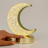 Luminária Decorativa Abajur De Led Lua 3 Tons De Iluminação