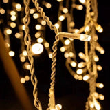 Anúncio Cascata De Natal 100/200/400 Leds Até 10 Metros Com 8 Funções 127v Decoração Festas