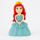 Borracha Escolar 3D Princesas Papelaria Fofa