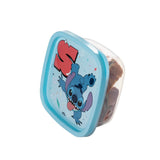 Pote De Plástico Quadrado Stitch 580ml