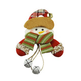 Enfeite Porta Boneco De Neve  Papai Noel Feltro Com Guizo