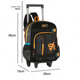 Mochila Escolar De Rodinha SkateBoard Menino Clio