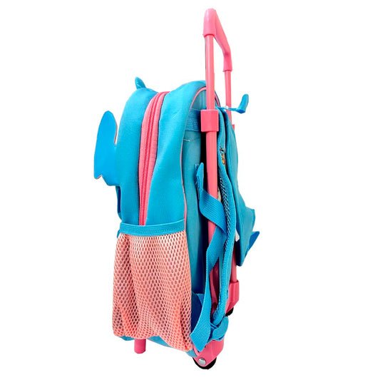 Mini Mochila Infantil De Rodinha Stitch Tsum Tsum Disney Original Clio