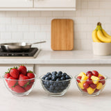 Conjunto De Bowls De Vidro 200ml Com 3 Peças