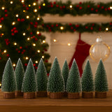 Anúncio Kit Com 10 Mini Árvore De Natal Pinheiro Enfeite Decoração Casa