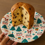 Anúncio Bandeja De Natal Decorativa Retangular/Redonda/Oval Mesa Natalina