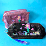 Necessaire Estojo Sereia Glitter