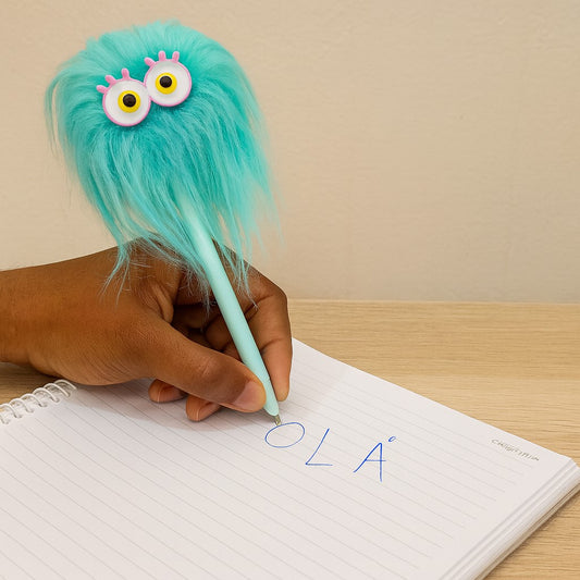 Caneta Ponta Fina Monstrinhos Peludos Win Paper