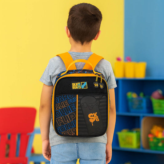 Lancheira Térmica Escolar Infantil SkateBoard Menino Clio