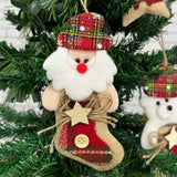 Anúncio Enfeite De Natal Papai Noel Pendente Feltro Decoração de Árvore