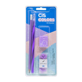 Kit Escolar Colors 4 Peças Sertic