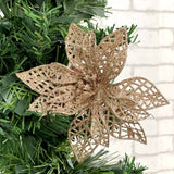 Anúncio Enfeite De Natal Galho Artificial Com Glitter Para Decorações E Ornamentos