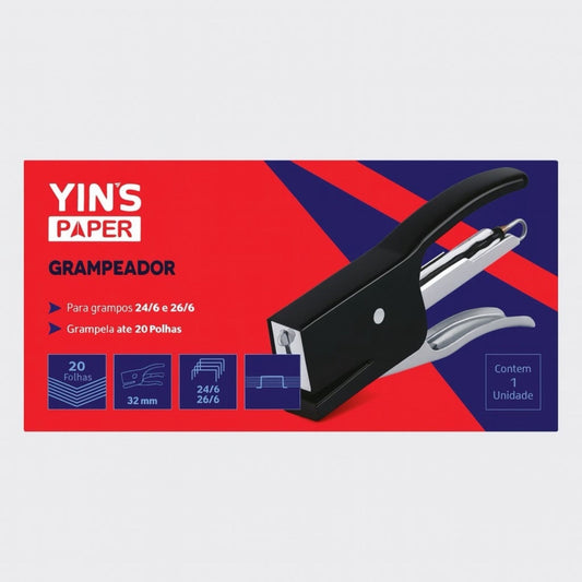 Grampeador Alicate 26/6 Yins Paper