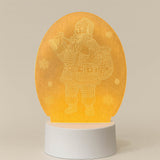 Luminária De Natal Led 3D De Mesa Árvore De Natal/Papai Noel