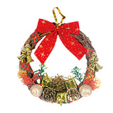 Guirlanda De Natal Cipo Decorada 23cm