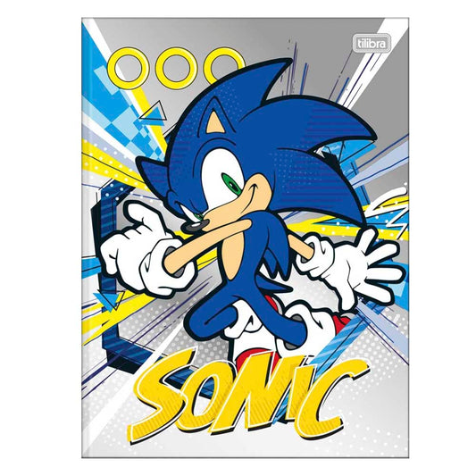 Caderno Universitário Brochura Sonic 80 Folhas Tilibra