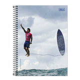 Caderno Universitário Capa Dura Connect Gabriel Medina 16 Matéria Tilibra