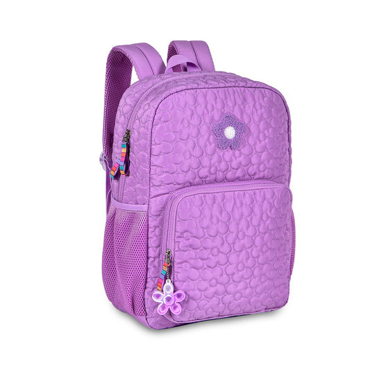 Mochila Flor Com Chaveiro Pop It Clio