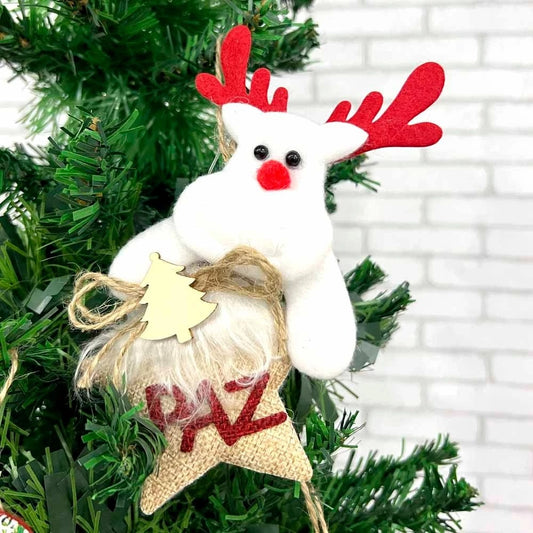 Enfeite de Natal Pingentes Decoração Papai Noel Bonecos Natalino