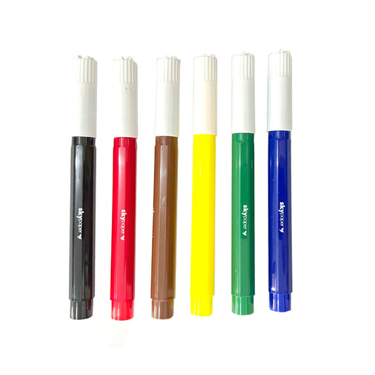 Hidrocor Jumbo Com 6 Cores SkyPaper