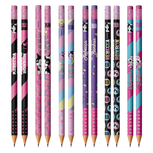 Lápis Preto Rebecca Bonbon Com Borracha SkyPaper