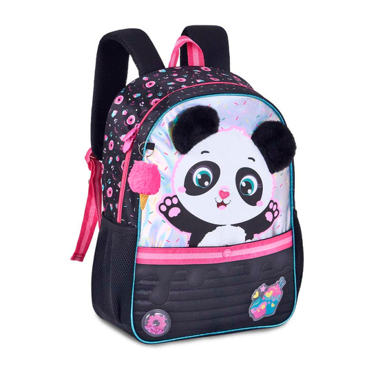 Kit Mochila Escolar + Estojo Panda Clio
