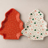 Anúncio Bandeja De Natal Decorativa Retangular/Redonda/Oval Mesa Natalina