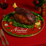 Anúncio Bandeja Natalina Retangular/Redonda Decoração Para Casa