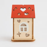 Enfeite De Natal Casa Luminosa Biscoito Natalino 9cm Decoração Casa