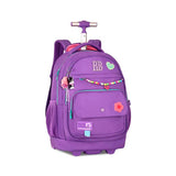 Mochila Escolar De Rodinha Rebecca Bonbon Love Colors Com Miçanga Original Clio