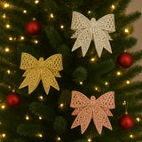 Laço Glitter Vazado 10Cm