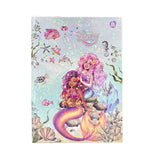 Caderno Grande Brochura Capa Dura Loly Sereia 80 Folhas Animativa