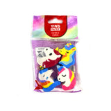 Kit Borracha Ponteira Fofa Com 4 Peças Yins