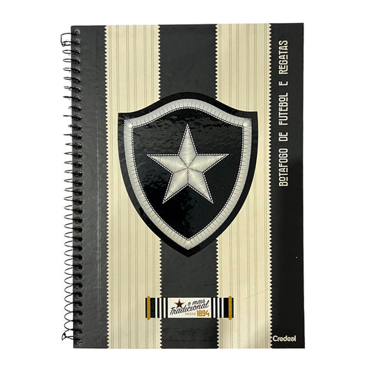 Caderno Universitário Capa Dura Botafogo 1 Matérias Credeal