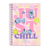 Caderno Universitário Capa Dura Stitch 1 Matéria Foroni