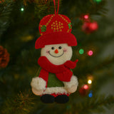 Enfeite De Natal Papai Noel Feltro Decoração Pendente Árvore